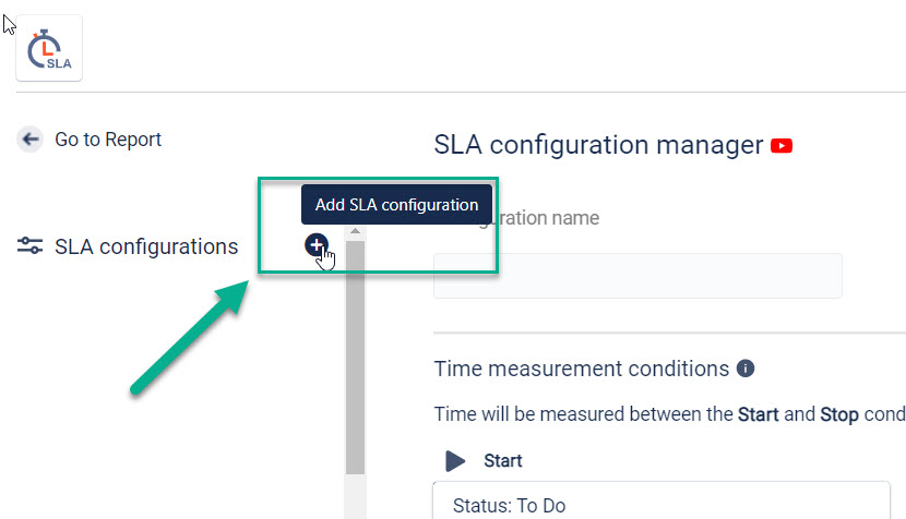 SLA How to add new configuration
